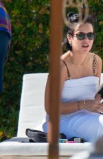 LILY ALLEN and David Harbour at a Pool in Miami 12/04/2019