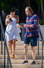 LILY ALLEN and David Harbour at a Pool in Miami 12/04/2019