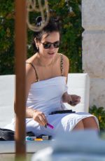 LILY ALLEN and David Harbour at a Pool in Miami 12/04/2019