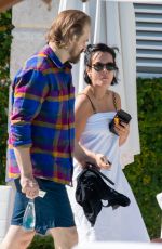 LILY ALLEN and David Harbour at a Pool in Miami 12/04/2019