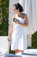 LILY ALLEN and David Harbour at a Pool in Miami 12/04/2019