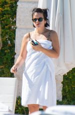LILY ALLEN and David Harbour at a Pool in Miami 12/04/2019