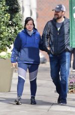 LILY ALLEN Showed off Engagement Ring Out in New York 12/26/2019