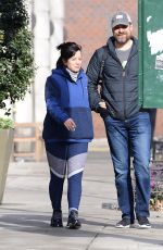 LILY ALLEN Showed off Engagement Ring Out in New York 12/26/2019