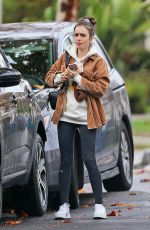 LILY COLLINS Out Shopping in Los Angeles 12/06/2019