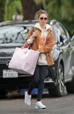 LILY COLLINS Out Shopping in Los Angeles 12/06/2019