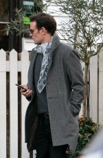 LILY JAMES and Matt Smith Out for Lunch in London 12/04/2019