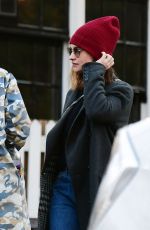 LILY JAMES and Matt Smith Out for Lunch in London 12/04/2019