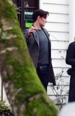 LILY JAMES and Matt Smith Out for Lunch in London 12/04/2019