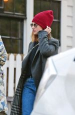 LILY JAMES and Matt Smith Out for Lunch in London 12/04/2019