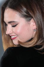 LILY JAMES at British Independent Film Awards 2019 in London 12/01/2019