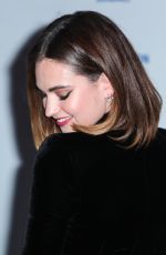 LILY JAMES at British Independent Film Awards 2019 in London 12/01/2019