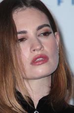 LILY JAMES at British Independent Film Awards 2019 in London 12/01/2019