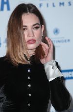 LILY JAMES at British Independent Film Awards 2019 in London 12/01/2019