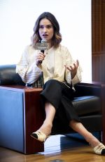 LILY JAMES Hosts a Masterclass at 4th International Film Festival & Awards in Macao 12/08/2019
