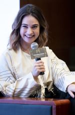 LILY JAMES Hosts a Masterclass at 4th International Film Festival & Awards in Macao 12/08/2019