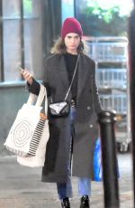 LILY JAMES Out Shopping in London 12/04/2019