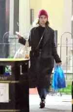 LILY JAMES Out Shopping in London 12/04/2019