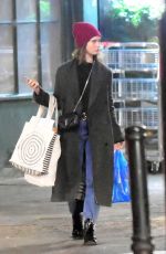 LILY JAMES Out Shopping in London 12/04/2019
