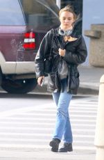 LILY-ROSE DEPP at JFK Airport in New York 12/06/2019