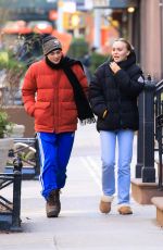 LILY-ROSE DEPP Out with a Friend in New York 12/12/2019