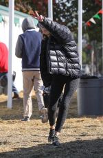LISA RINNA Shopping for Christmas Tree in Los Angeles 12/16/2019
