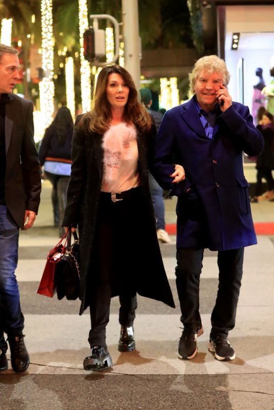 LISA VANDERPUMP and Ken Todd Out Shopping in Beverly Hills 12/22/2019
