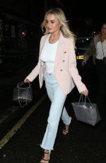 LOTTIE MOSS, AMBER DAVIES and AMBER TURNER at XR Restaurant in London 12/17/2019