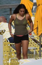 LOURDES LEON in Yellow Bikini at a Beach in Miami 12/15/2019
