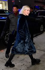 LUCY BOYNTON Arrives at Good Morning America in New York 12/04/2019