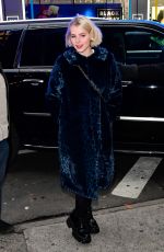 LUCY BOYNTON Arrives at Good Morning America in New York 12/04/2019