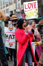 LUCY HALE on the Set of Katy Keene in New York 12/06/2019