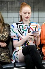 MADELAINE PETSCH at Moschino Prefall 2020 Fashion Show in Brooklyn 12/09/2019
