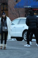 MADISON BEER and Nasser Alfallah Out Shopping in Aspen 12/26/2019