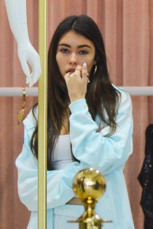 MADISON BEER Out Shopping in Los Angeles 12/20/2019