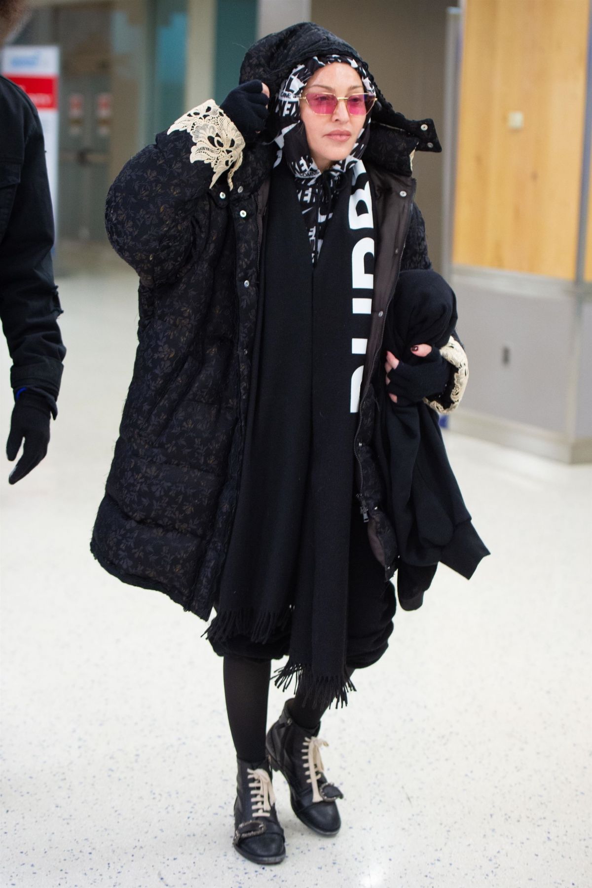 MADONNA Arrives at JFK Airport in New York 12/27/2019 ...