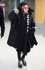MADONNA Arrives at JFK Airport in New York 12/27/2019
