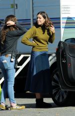 MANDY MOORE on the Set of This Is Us in Los Angeles 12/17/2019
