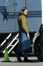 MANDY MOORE on the Set of This Is Us in Los Angeles 12/17/2019