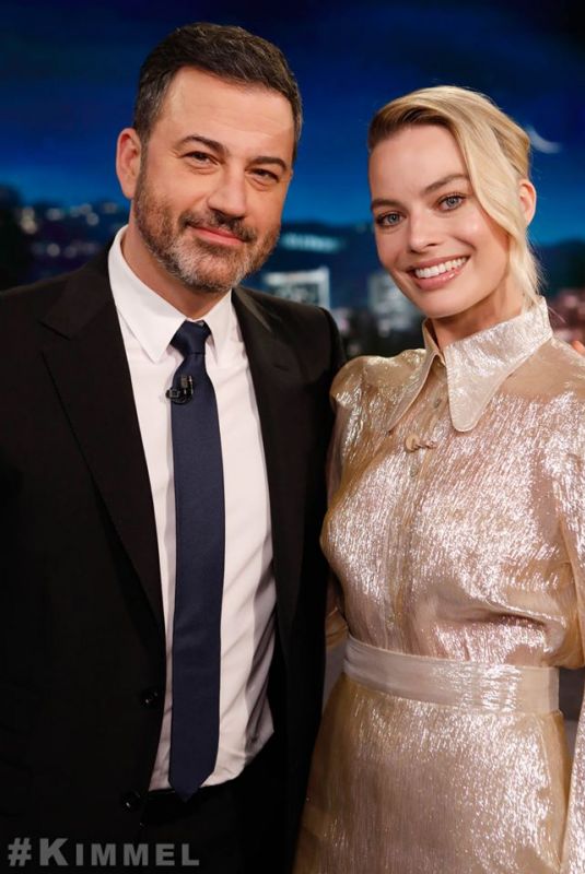 MARGOT ROBBIE at Jimmy Kimmel Live 12/19/2019