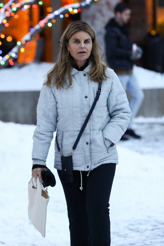 MARIA SHRIVER Out on Vacation in Aspen 12/27/2019