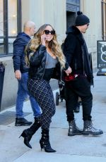 MARIAH CAREY and Bryan Tanaka Out in New York 12/20/2019
