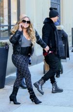 MARIAH CAREY and Bryan Tanaka Out in New York 12/20/2019