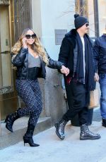 MARIAH CAREY and Bryan Tanaka Out in New York 12/20/2019