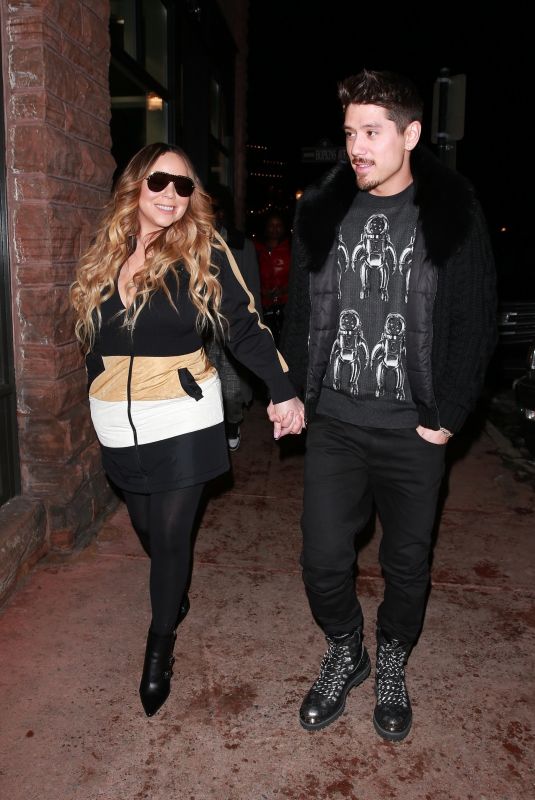 MARIAH CAREY and Bryan Tanaka Out Shopping in Aspen 12/20/2019