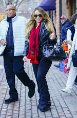 MARIAH CAREY and Bryan Tanaka Shopping on Christmas Eve in Aspen 12/24/2019