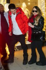 MARIAH CAREY and Bryan Tanaka Shopping on Christmas Eve in Aspen 12/24/2019