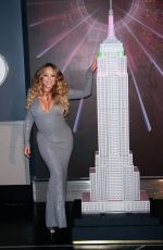 MARIAH CAREY Lights Empire State Building in New York 12/17/2019