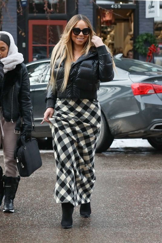 MARIAH CAREY Out Shopping in Aspen 12/22/2019