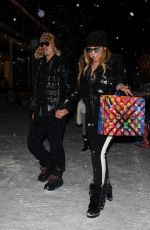 MARIAH CAREY Shopping at Louis Vuitton in Aspen 12/28/2019